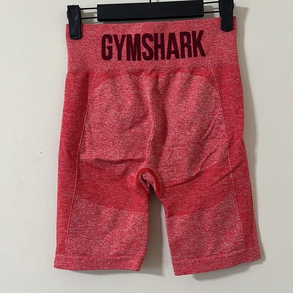 Gymshark Flex Cycling Bike Shorts Bright Red Size Medium - Picture 4 of 7